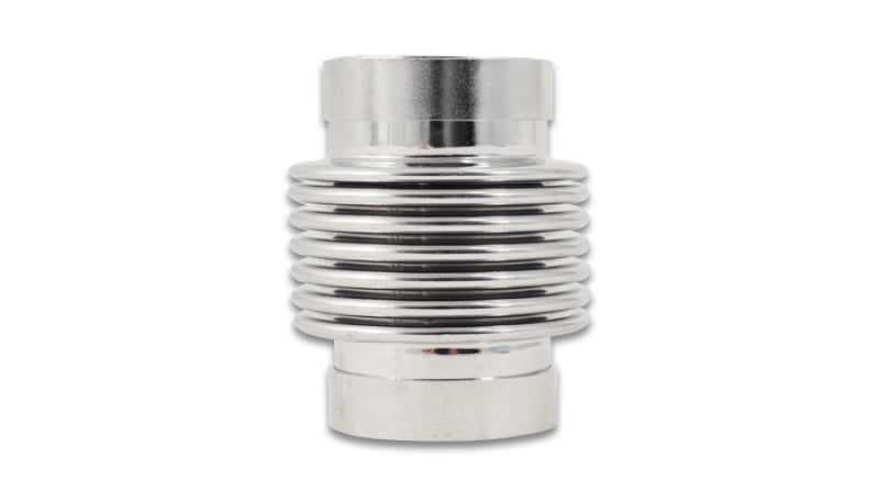 Vibrant 69527 Vibrant SS Bellow Assembly w/ Liner 1.875in Inlet/Outlet ID x 2.75in OAL Electro Polished