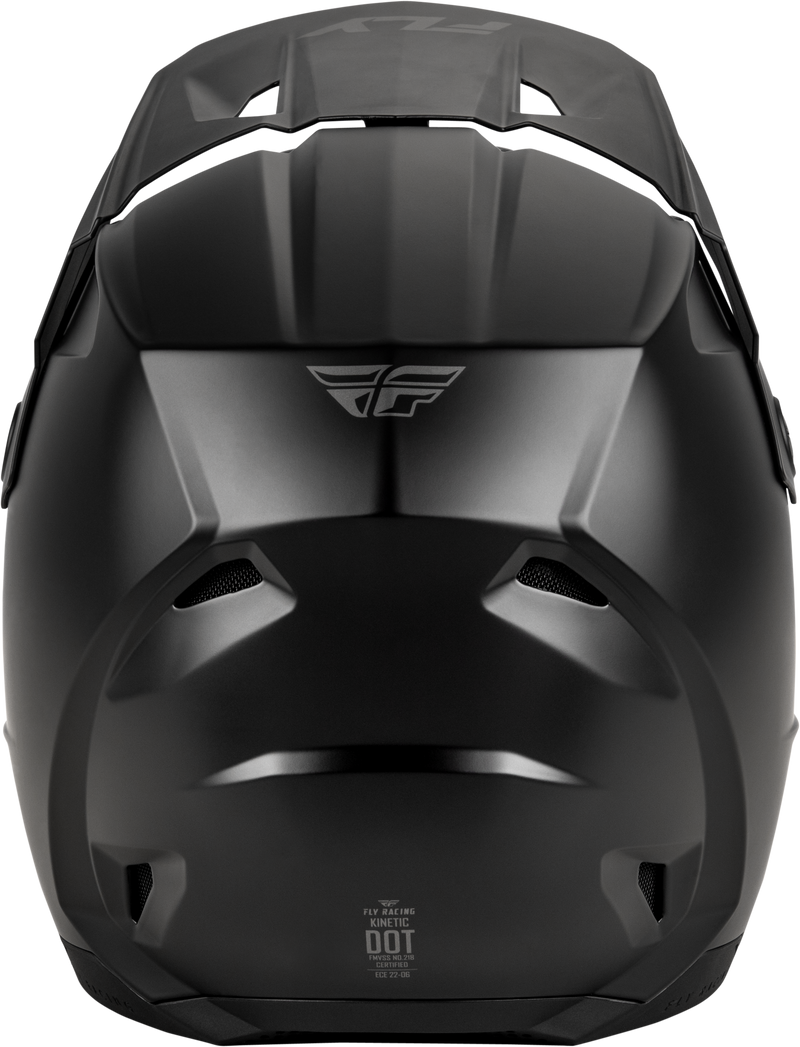 Kinetic Solid Helmet Matte Black Lg