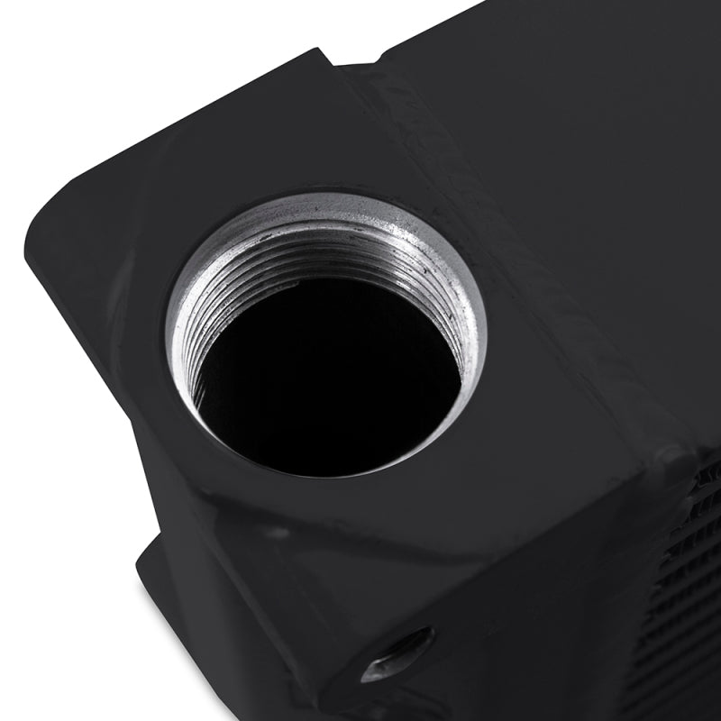 Mishimoto MMOC-OO-17BK Mishimoto Heavy-Duty Oil Cooler - 17" Opposite-Side Outlets - Black
