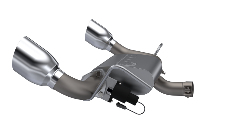 QTP 07-18 Jeep Wrangler 3.6L/3.8L 304SS Screamer Axle Back Exhaust w/4in Tips - 425007
