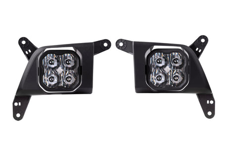 Diode Dynamics SS3 Type SV2 LED Fog Light Kit Pro - White SAE Fog - DD6833