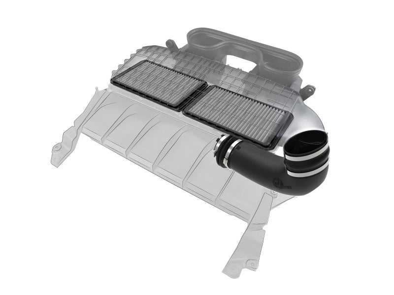 aFe 55-10014D aFe 21-23 Ram 1500 TRX HEMI V8 6.2L (sc) Super Stock Induction System w/ Pro DRY S Filters
