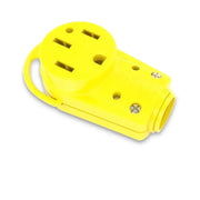 Yellow electrical plug Furrion LLC F52FMP-RY 250V connector for RV applications