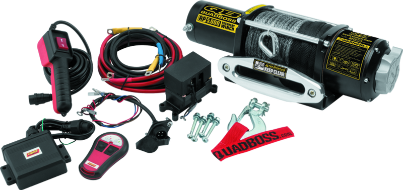 QuadBoss Winch 5000Lb W/ Synthetic Rope - 608851
