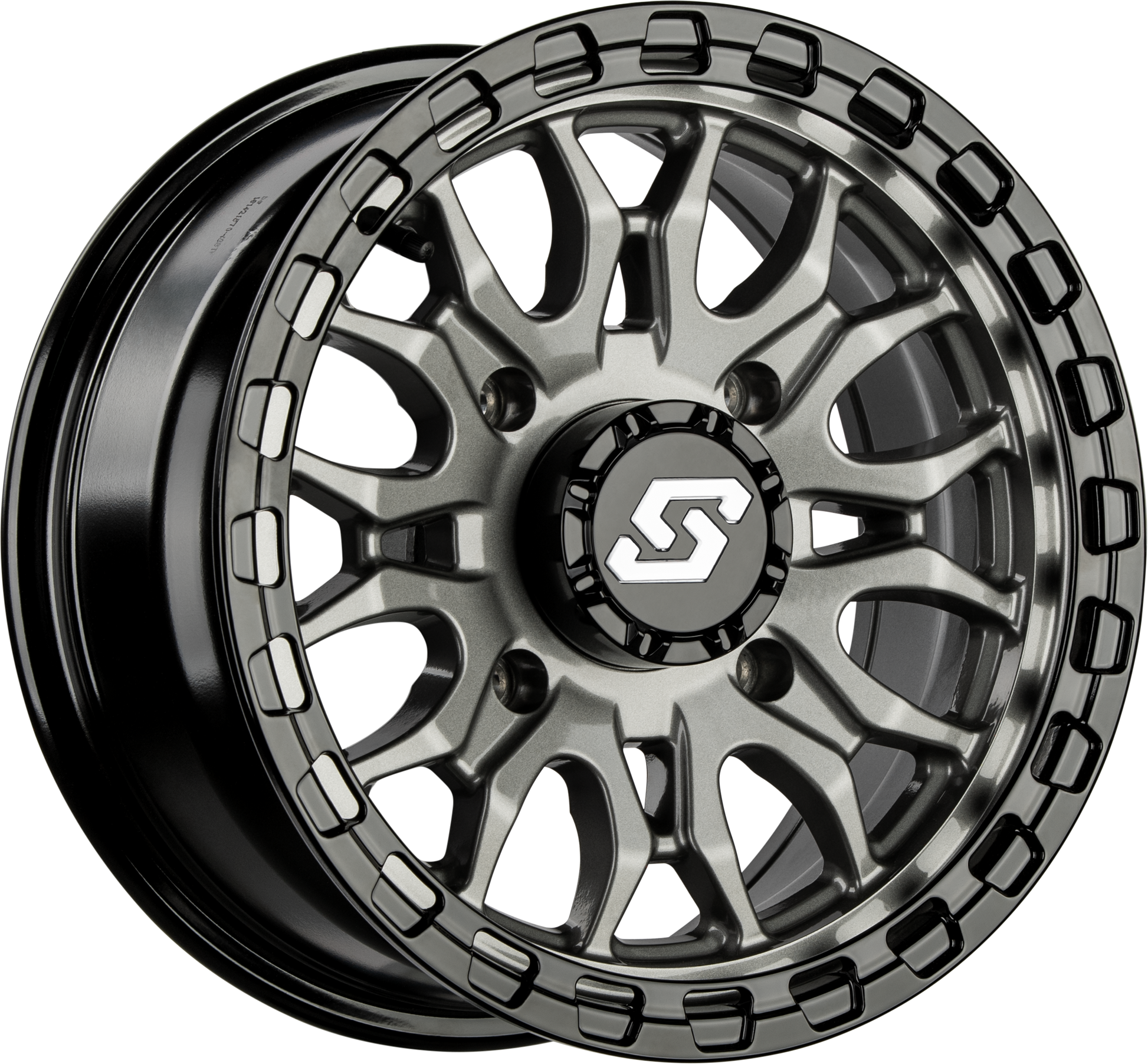 Sedona Ignition Wheel A-S28G-47056+10 - Gunmetal Black 14X7 156 10MM