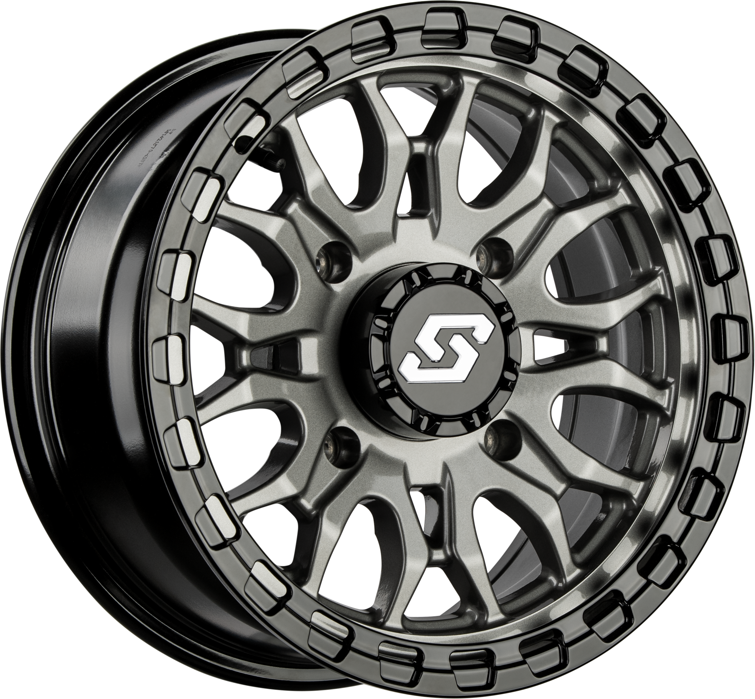 Sedona Ignition Wheel A-S28G-47056+10 - Gunmetal Black 14X7 156 10MM