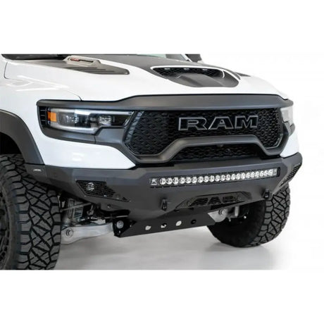 Stealth Fighter Front Bumper F620153030103 A.Desert Des for rugged RAM trucks, featuring a sleek design and integrated LED light bar.