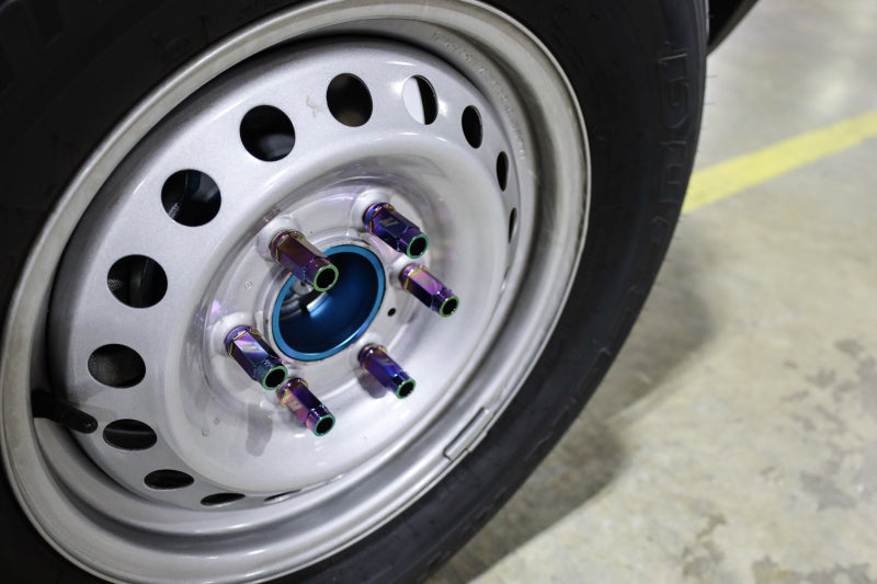 Mishimoto MMLG-15-27LNC Mishimoto Aluminum Locking Lug Nuts M12x1.5 27pc Set Neo Chrome