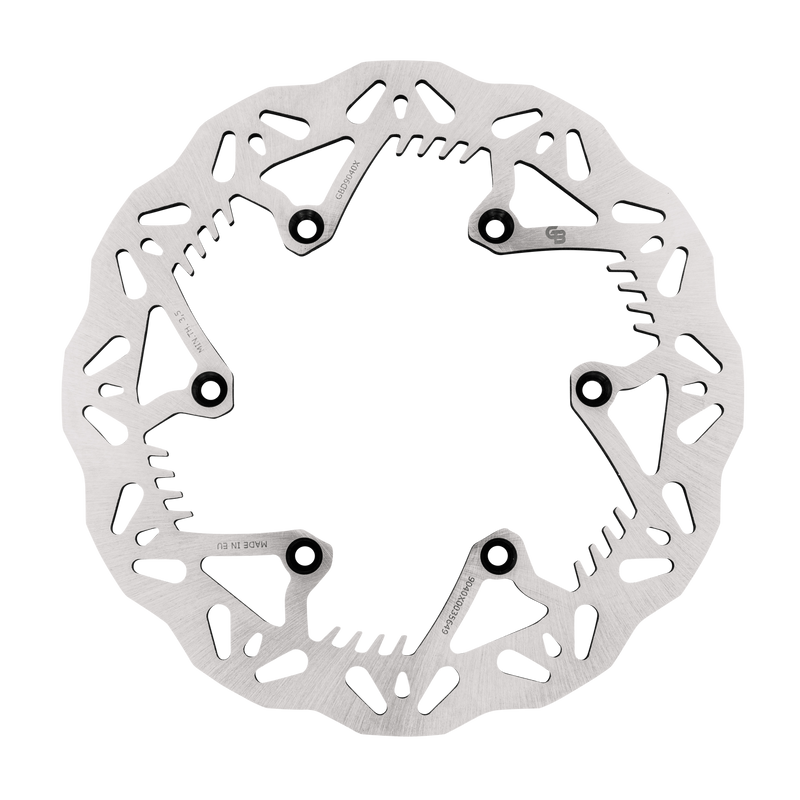 Gbrakes Standard Size Wave Rotors Brakes GBD9040X - Rear Rotor
