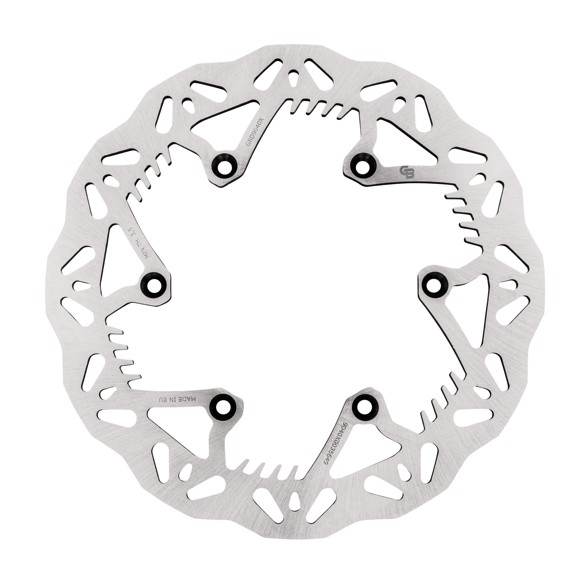 Gbrakes Standard Size Wave Rotors Brakes GBD9040X - Rear Rotor