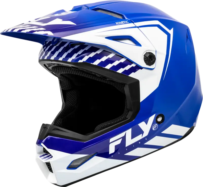 F73-8656S Kinetic Menace Helmet Blue/White Sm - RV and Auto Parts