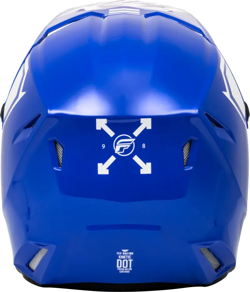 F73-8656X Kinetic Menace Helmet Blue/White Xl - RV and Auto Parts