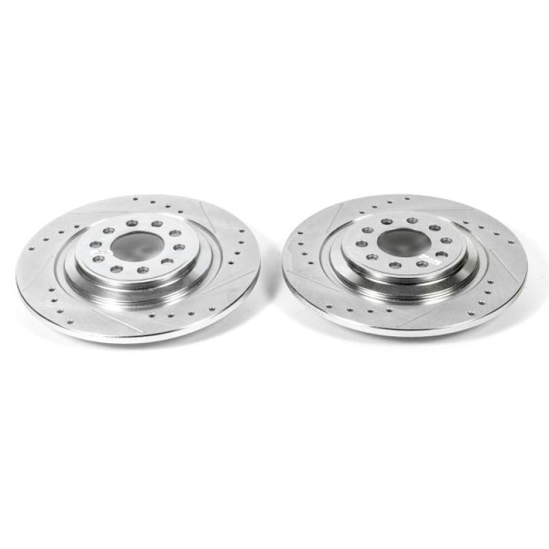 PowerStop AR83088XPR Power Stop 14-19 Jeep Cherokee Rear Evolution Drilled & Slotted Rotors - Pair