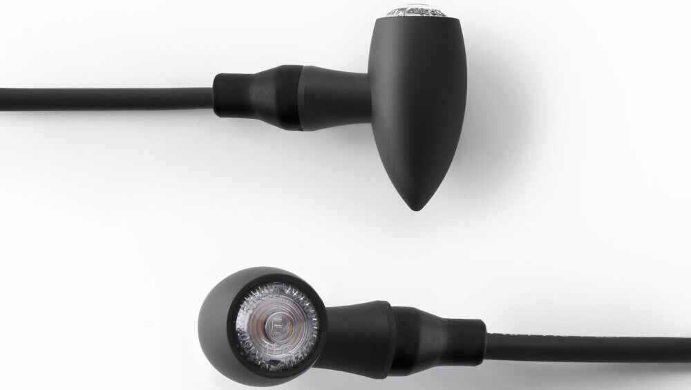 Rizoma Club Turn Signal Illumination TS150B - Black Pair