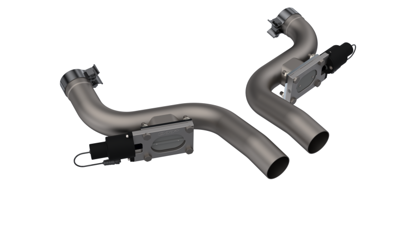 QTP 530011 QTP 11-18 Dodge Challenger/Charger 5.7L 2.5in 304SS Aggressor Cutout Dual Mid Pipes