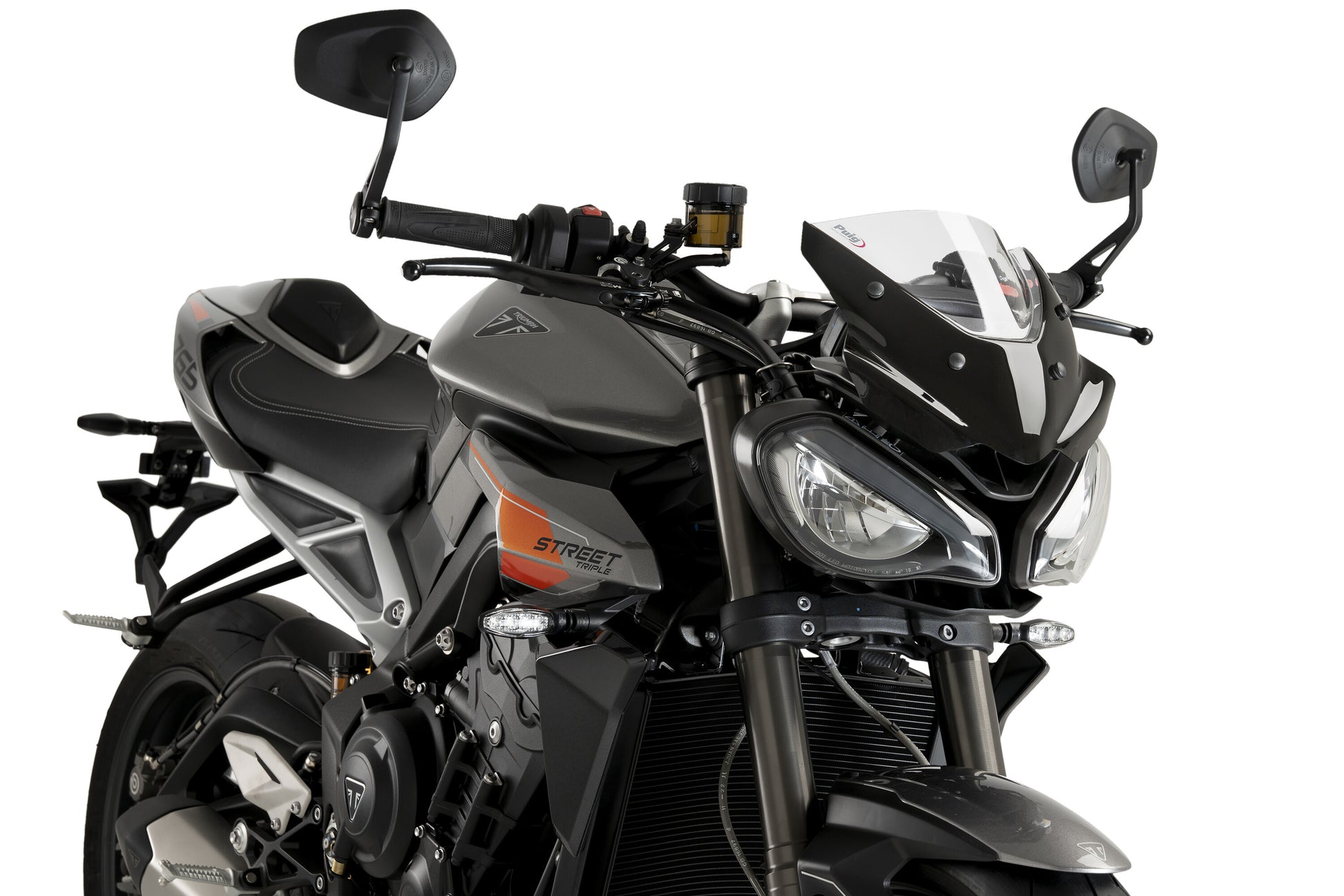 Puig Naked New Gen Windscreen Windshield/Windscreen 22234W - Clear Sport Tri