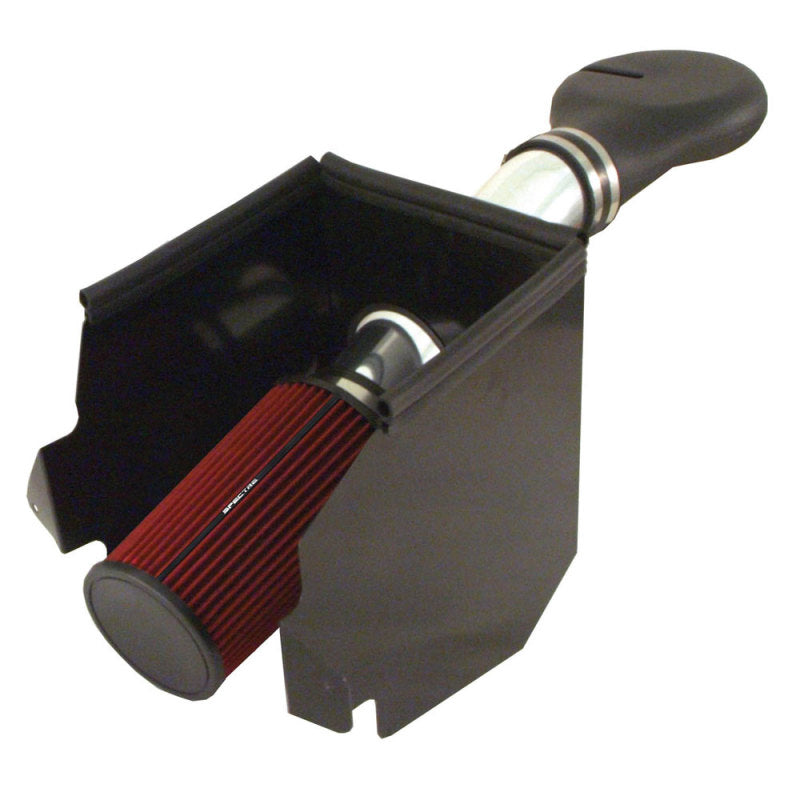Spectre 9931 Spectre 94-01 Dodge RAM 1500/2500 V8-5.2/5.9L F/I Air Intake Kit - Polished w/Red Filter
