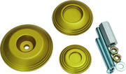 Kuryakyn 3802 Kuryakyn Lodestar Rear Axle Sliders-BMW-Gold - 3802