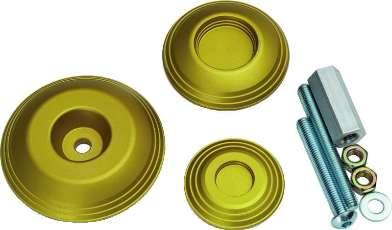 Kuryakyn 3802 Kuryakyn Lodestar Rear Axle Sliders-BMW-Gold - 3802
