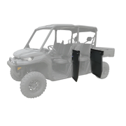 Rival Powersports USA Half Doors Body 2444.7266.3 - Alloy Lower Front Door Pair
