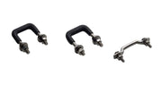 Kentrol 30411 Kentrol 55-86 Jeep Windshield Tie Down Kit CJ - Polished Silver
