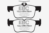 EBC 13+ Ford Fusion 1.6 Turbo Redstuff Rear Brake Pads