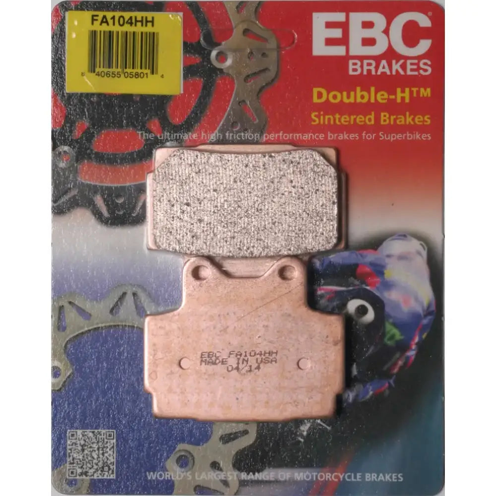 EBC Double-H sintered brake pads for FA104HH Fa104hh brake pads performance and durability