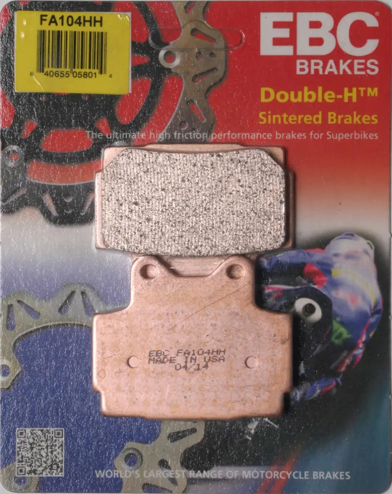 EBC Double-H sintered brake pads for FA104HH Fa104hh brake pads performance and durability