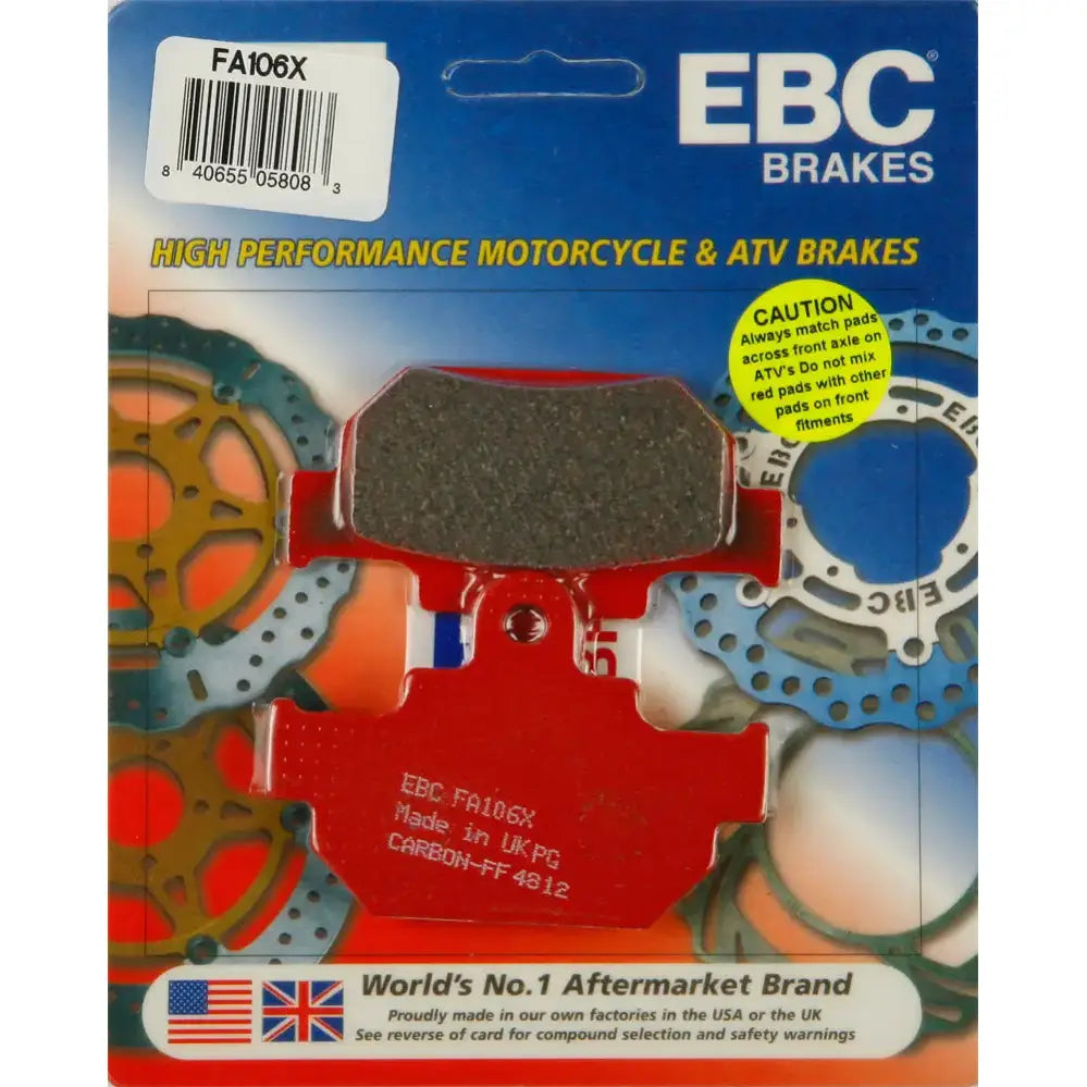 FA106X Brake Pads Fa106x Carbon X Series - Standard