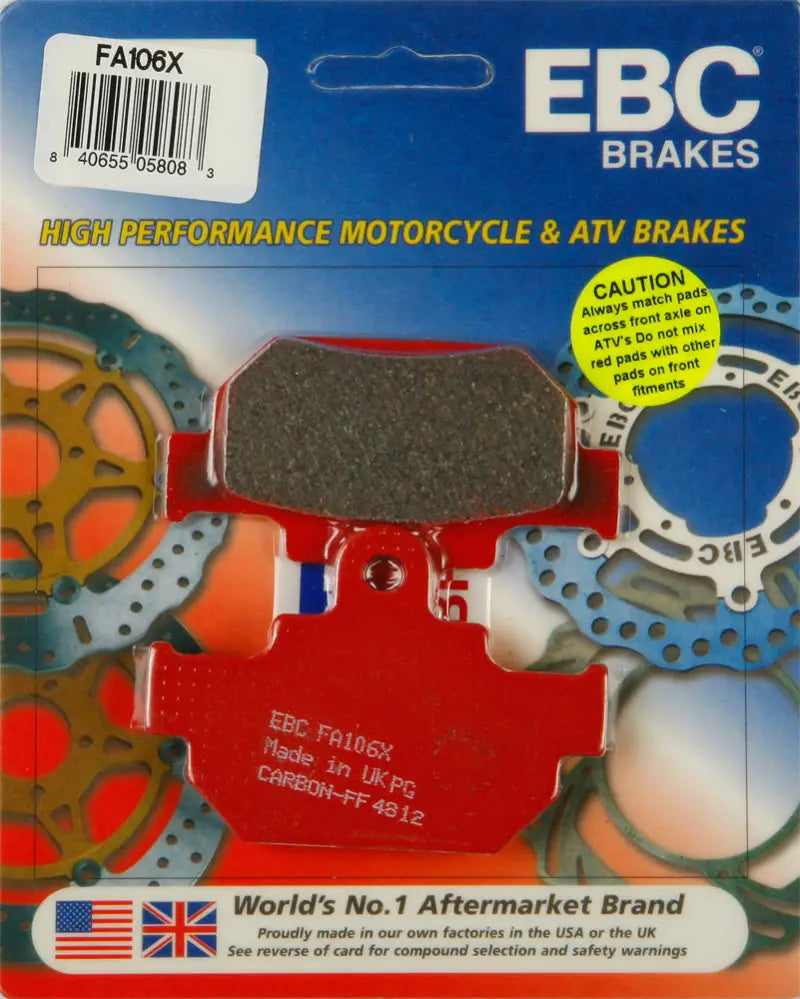 FA106X Brake Pads Fa106x Carbon X Series - Standard