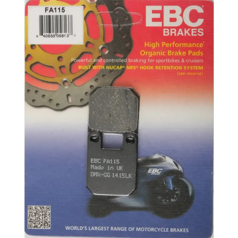 FA115 Brake Pad Fa115 Organic - Standard Pads