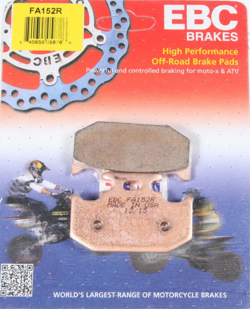 EBC off-road Brake Pads FA152R for superior stopping power and durability