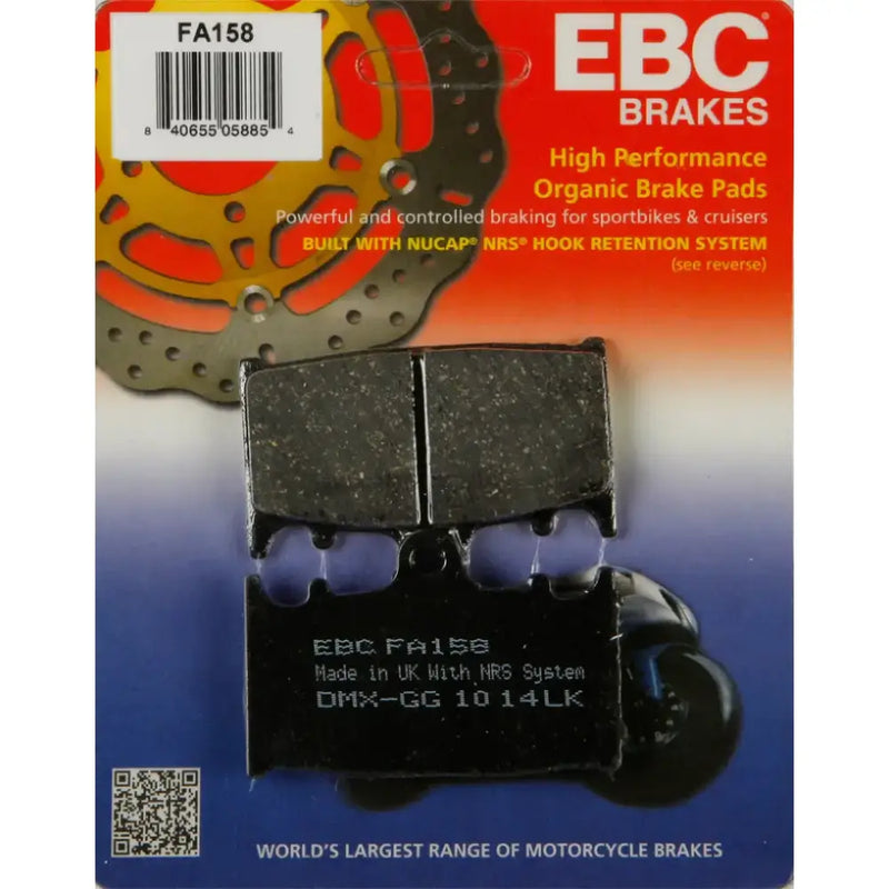 FA158 Brake Pads by EBC Brakes for optimal performance in RV, marine, truck accessories, and off-road vehicles, Powersports, AVADA - Best Sellers