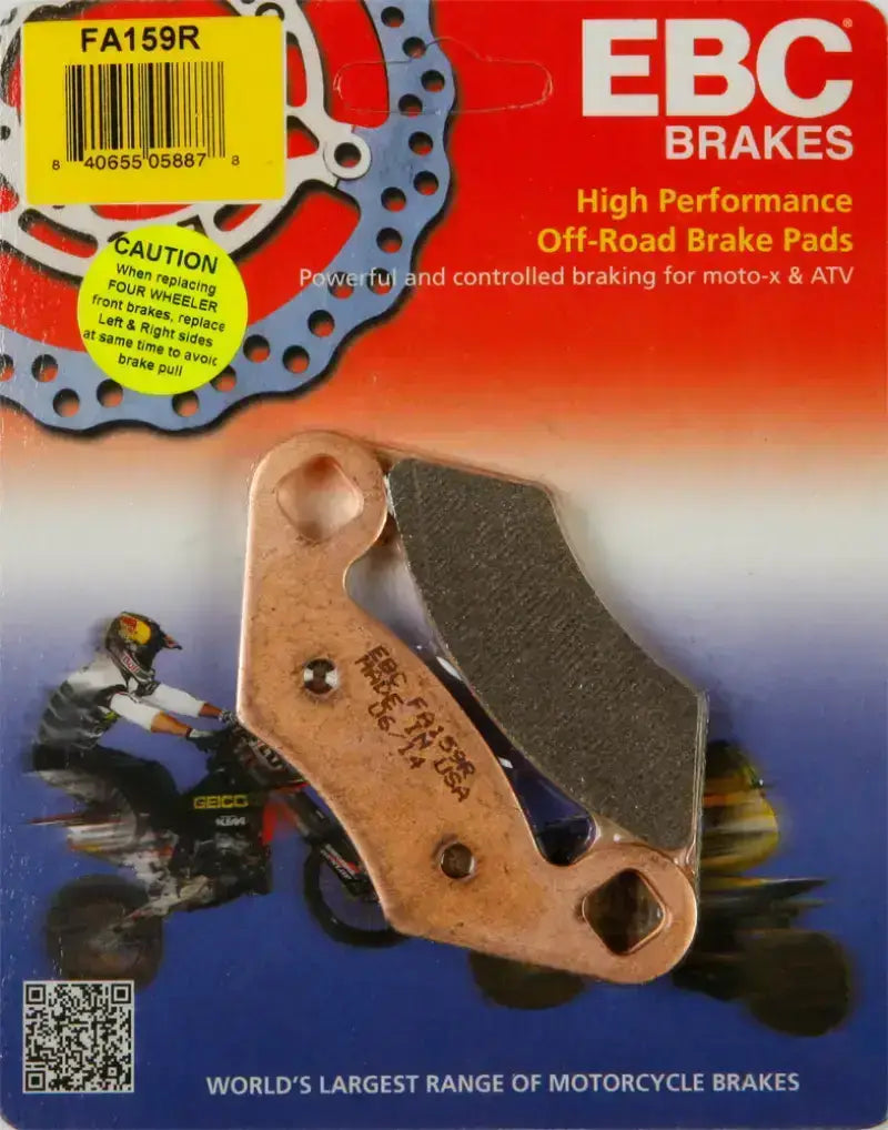 FA159R Brake Pads for motorcycles offering reliable stopping power and safety