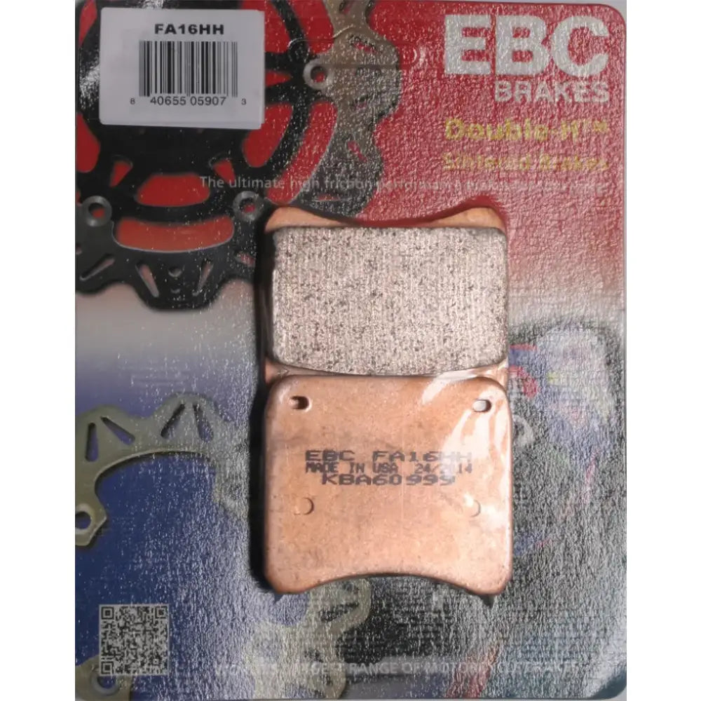 FA16HH brake pads for motorcycles showing high-quality brake pads in action