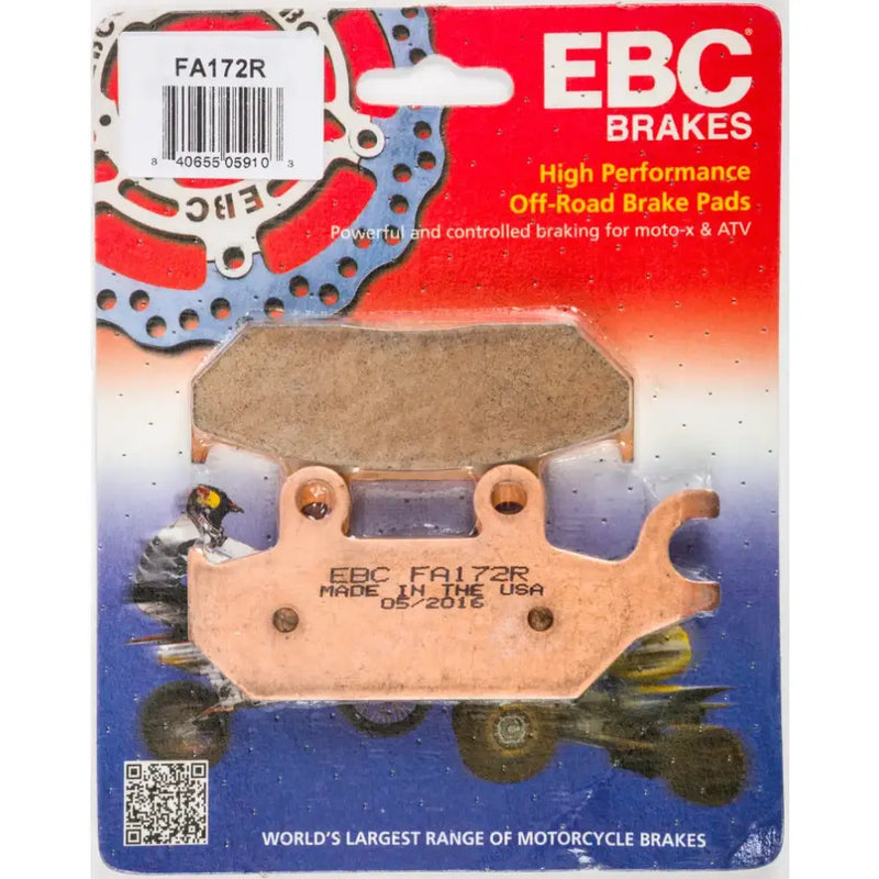 EBC off-road brake pads FA172R Brake Pads for tough off-road driving performance