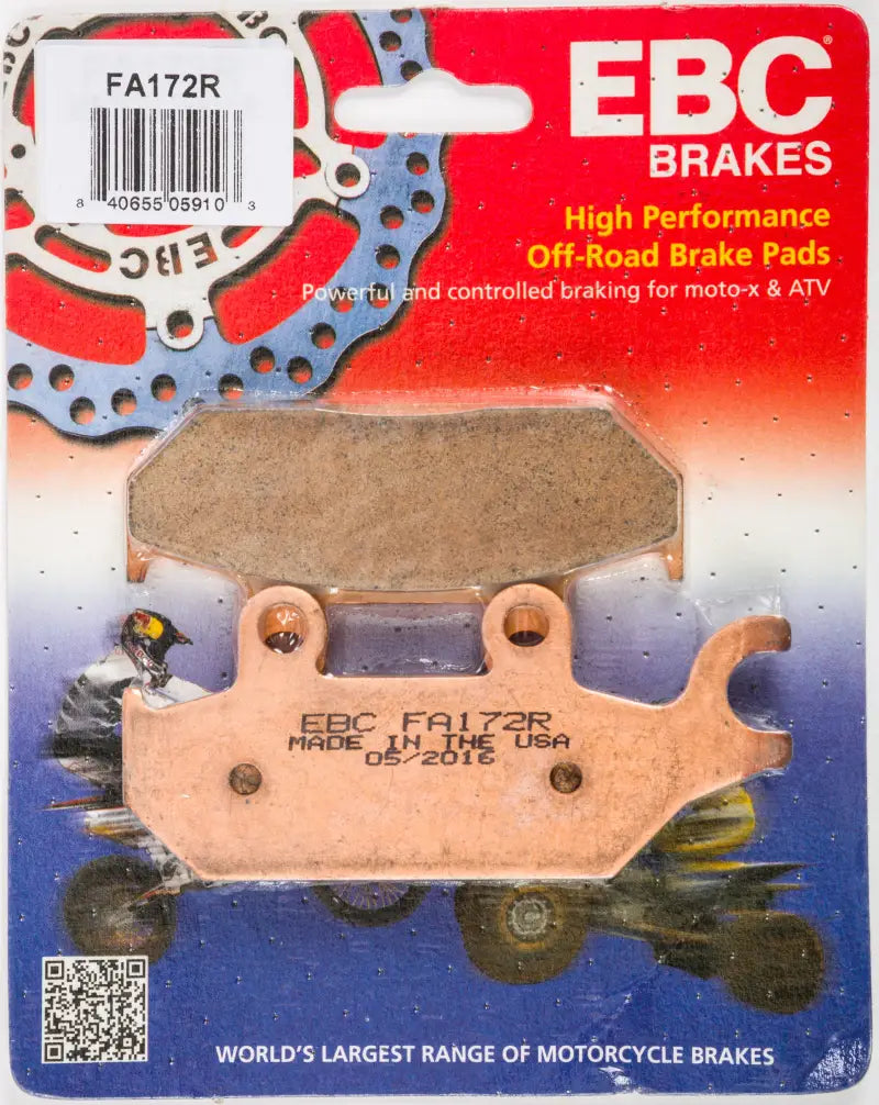 EBC off-road brake pads FA172R Brake Pads for tough off-road driving performance