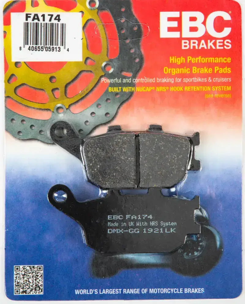 FA174 Brake Pads for RV, Automotive, Powersports, off-road, and marine applications, featuring high performance organic material, exterior, truck accessories, interior, truck bed, RV parts, Powersports, AVADA - Best Sellers