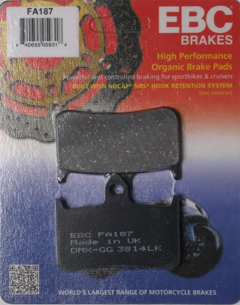 FA187 Brake Pads - Standard