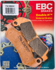 EBC Double-H Sintered Brake Pads in blister pack for FA189HH Brake Pads motorcycle use