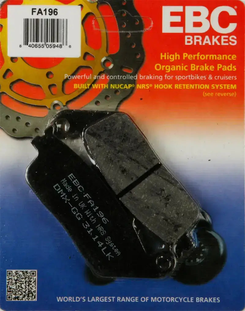 FA196 Brake Pads - Standard