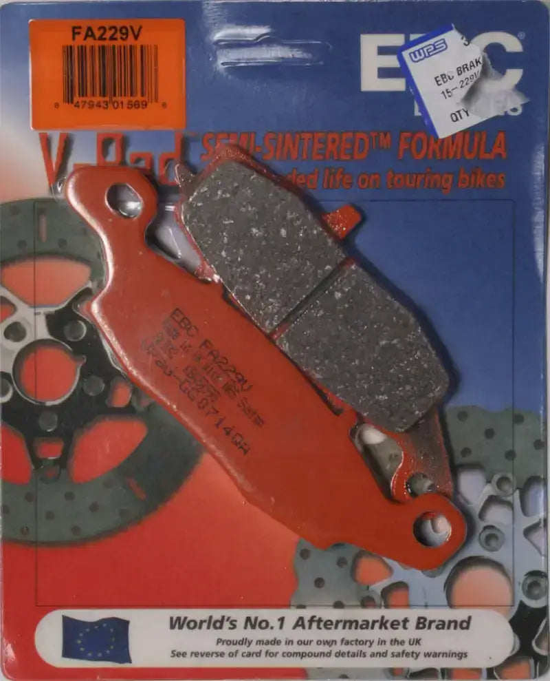 FA229V Brake Pads V Series - Semi-Sintered