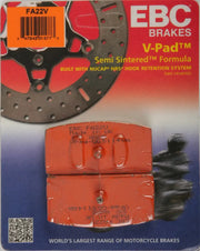 EBC FA22V V Series motorcycle brake pads for reliable stopping power and performance