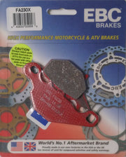 Motorcycle brake pads in packaging for FA230X Brake Pads product