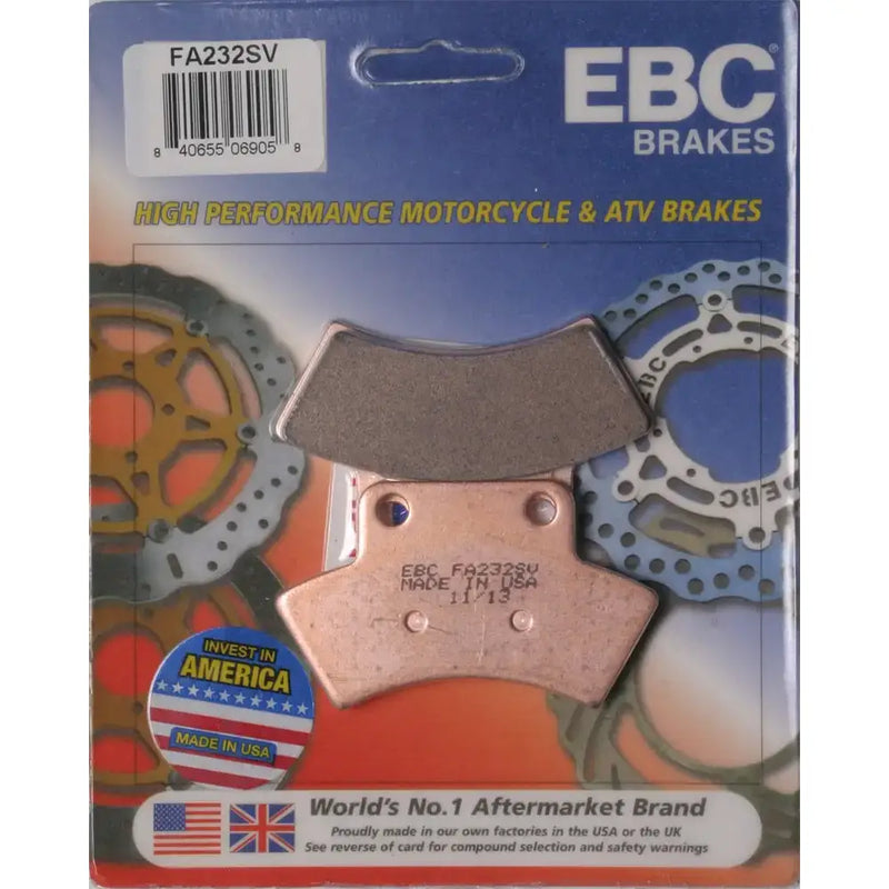 EBC motorcycle brake pads FA232SV Brake Pads for smooth stopping power