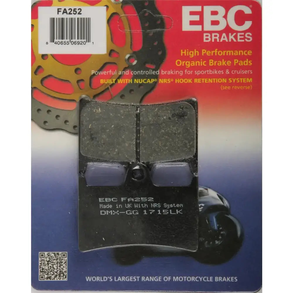 FA252 Brake Pads - Standard