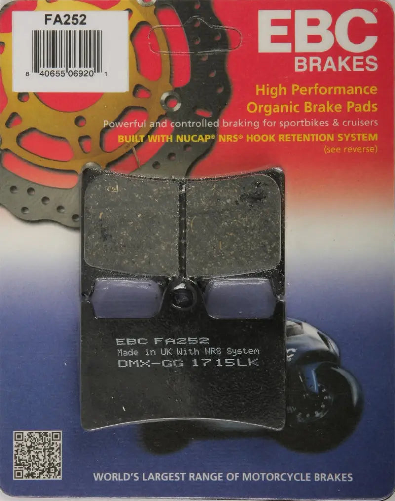 FA252 Brake Pads - Standard