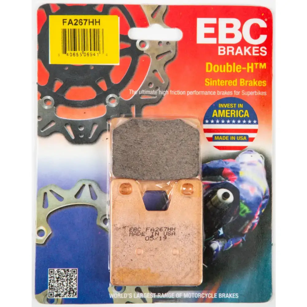 EBC FA267HH Brake Pads for high-performance motorcycle braking power and safety
