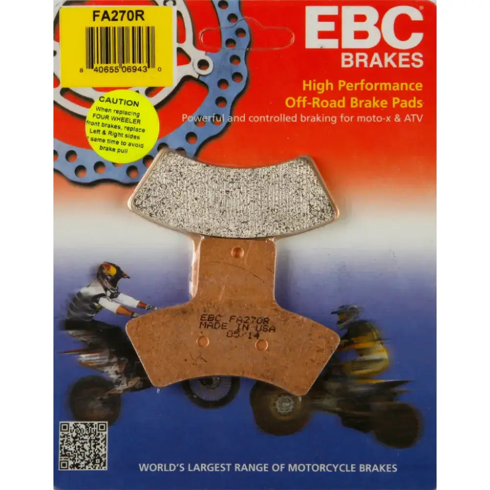 High-performance FA270R Motorcycle Brake Pads for improved stopping power and safety