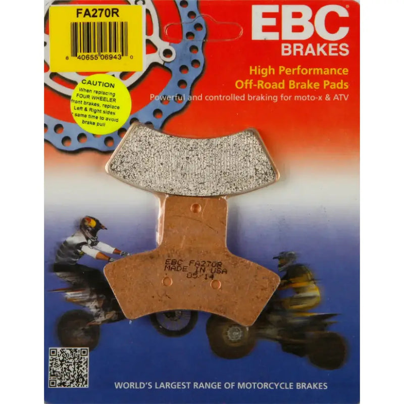 High-performance FA270R Motorcycle Brake Pads for improved stopping power and safety